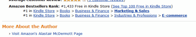 Running a Website with WordPress: A Quick Guide for Business Owners currently ranked #1 in its category on Amazon Kindle and is free for the next 24 hours
